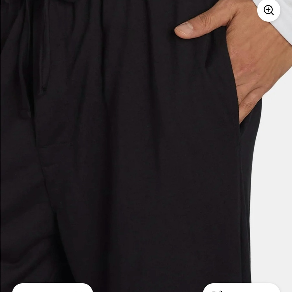 NWT Athletic Works Men’s Black Sleep Pants - Picture 3 of 10